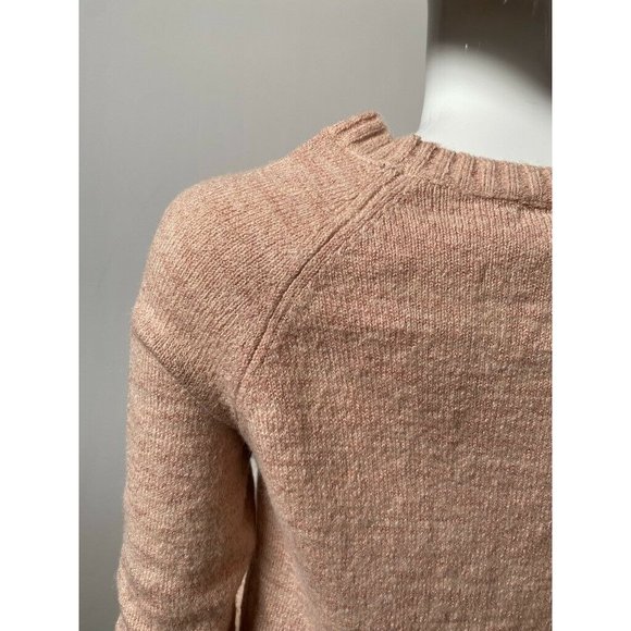 Lauren Conrad Womens Sweater Pink Long Sleeve Fluffy Whale Applique Sequins S - Picture 6 of 12